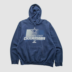 NFC East Champions 2014 Hooded Pullover Sweatshirt Navy Vintage - Fanatics
