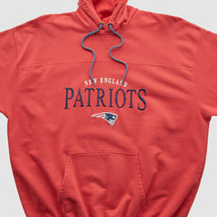 New England Patriots NFL 2000s Hooded Pullover Sweatshirt Red Vintage - Fanatics