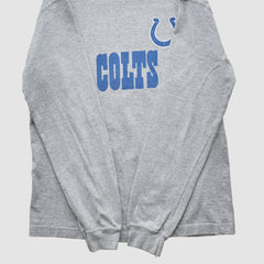 Indianapolis Colts NFL 2000s Long Sleeve T-shirt Heather Gray Vintage - Fanatics