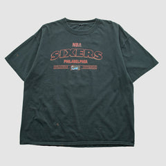 Vintage - Philadelphia 76ers 2000s T-shirt - Black Vintage