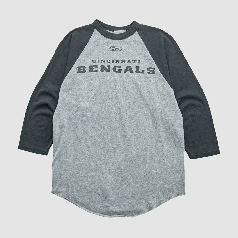 Cincinnati Bengals Reebok 2000s T-shirt Heather Gray Vintage - Fanatics
