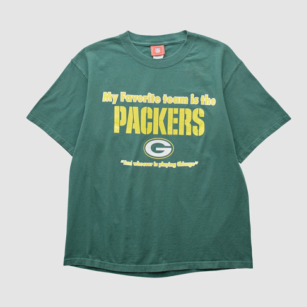 Green Bay Packers NFL 2000s T-shirt Green Vintage - Fanatics