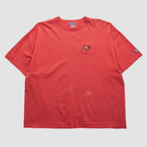 Tampa Bay Buccaneers Champion 2000s T-shirt Red Vintage - Fanatics