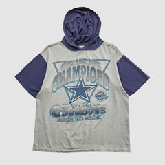 Super Bowl XXVIII Mendez Sportswear 1994 Hooded T-shirt Heather Gray Vintage - Fanatics