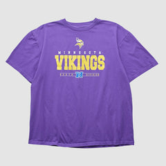 Minnesota Vikings NFL 2000s T-shirt Purple Vintage - Fanatics