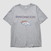 Denver Broncos NFL 2000s T-shirt Heather Gray Vintage - Fanatics
