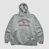 Houston Texans NFL 2000s Hooded Pullover Sweatshirt Heather Gray Vintage - Fanatics