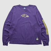 Baltimore Ravens Reebok 2000s Long Sleeve T-shirt Purple Vintage - Fanatics