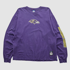 Baltimore Ravens Reebok 2000s Long Sleeve T-shirt Purple Vintage - Fanatics