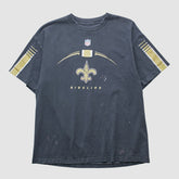 New Orleans Saints Reebok 2000s T-shirt Black Vintage - Fanatics