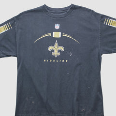 New Orleans Saints Reebok 2000s T-shirt Black Vintage - Fanatics