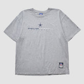 Dallas Cowboys Reebok 2000s T-shirt Heather Gray Vintage - Fanatics