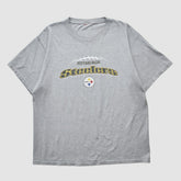 Pittsburgh Steelers 2000s T-shirt Heather Gray Vintage - Fanatics