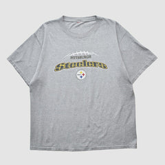 Pittsburgh Steelers 2000s T-shirt Heather Gray Vintage - Fanatics