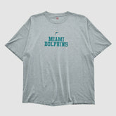 Miami Dolphins NFL 2000s T-shirt Heather Gray Vintage - Fanatics