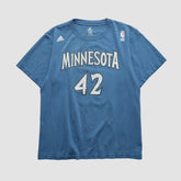 Adidas - Minnesota Timberwolves 2010s T-shirt - Blue Vintage