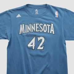 Adidas - Minnesota Timberwolves 2010s T-shirt - Blue Vintage