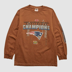 New England Patriots Alstyle 2003 Long Sleeve T-shirt Clay Vintage - Fanatics