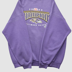 Baltimore Ravens Tultex 2000 Pullover Sweatshirt Purple Vintage - Fanatics