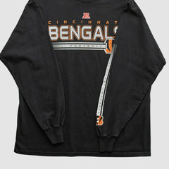 Cincinnati Bengals NFL 2010s Long Sleeve T-shirt Black Vintage - Fanatics