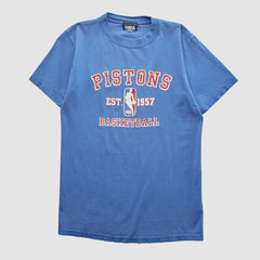 Vintage - Detroit Pistons NBA 2000s T-shirt - Blue Vintage