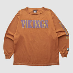 Minnesota Vikings Starter 90s Long Sleeve T-shirt Clay Vintage - Fanatics