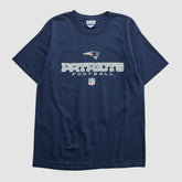 New England Patriots Reebok 2000s T-shirt Navy Vintage - Fanatics