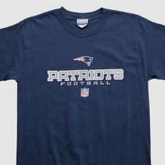 New England Patriots Reebok 2000s T-shirt Navy Vintage - Fanatics