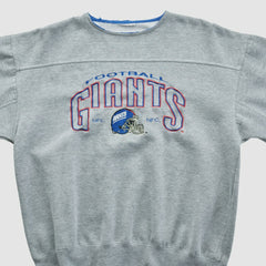 New York Giants Lee Apparel 90s Pullover Sweatshirt Gray Vintage - Fanatics