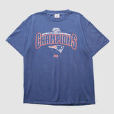 New England Patriots NFL 2004 T-shirt Blue Vintage - Fanatics