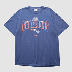 New England Patriots NFL 2004 T-shirt Blue Vintage - Fanatics