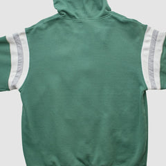 New York Jets Reebok 2000s Hooded Full Zip Sweatshirt Green Vintage - Fanatics