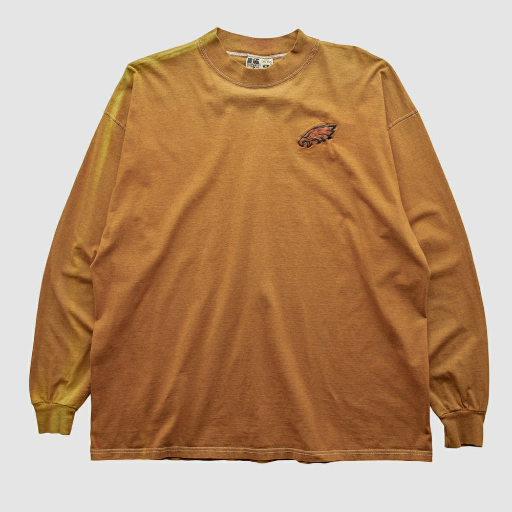 Philadelphia Eagles Russell 2000s Long Sleeve T-shirt Clay Vintage - Fanatics