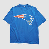 New England Patriots 1995 T-shirt Blue Vintage - Fanatics