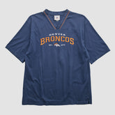 Denver Broncos NFL 2000s T-shirt Navy Real Vintage - Fanatics