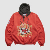 Kansas City Chiefs Pro Line 90s Hooded Pullover Sweatshirt Red Vintage - Fanatics