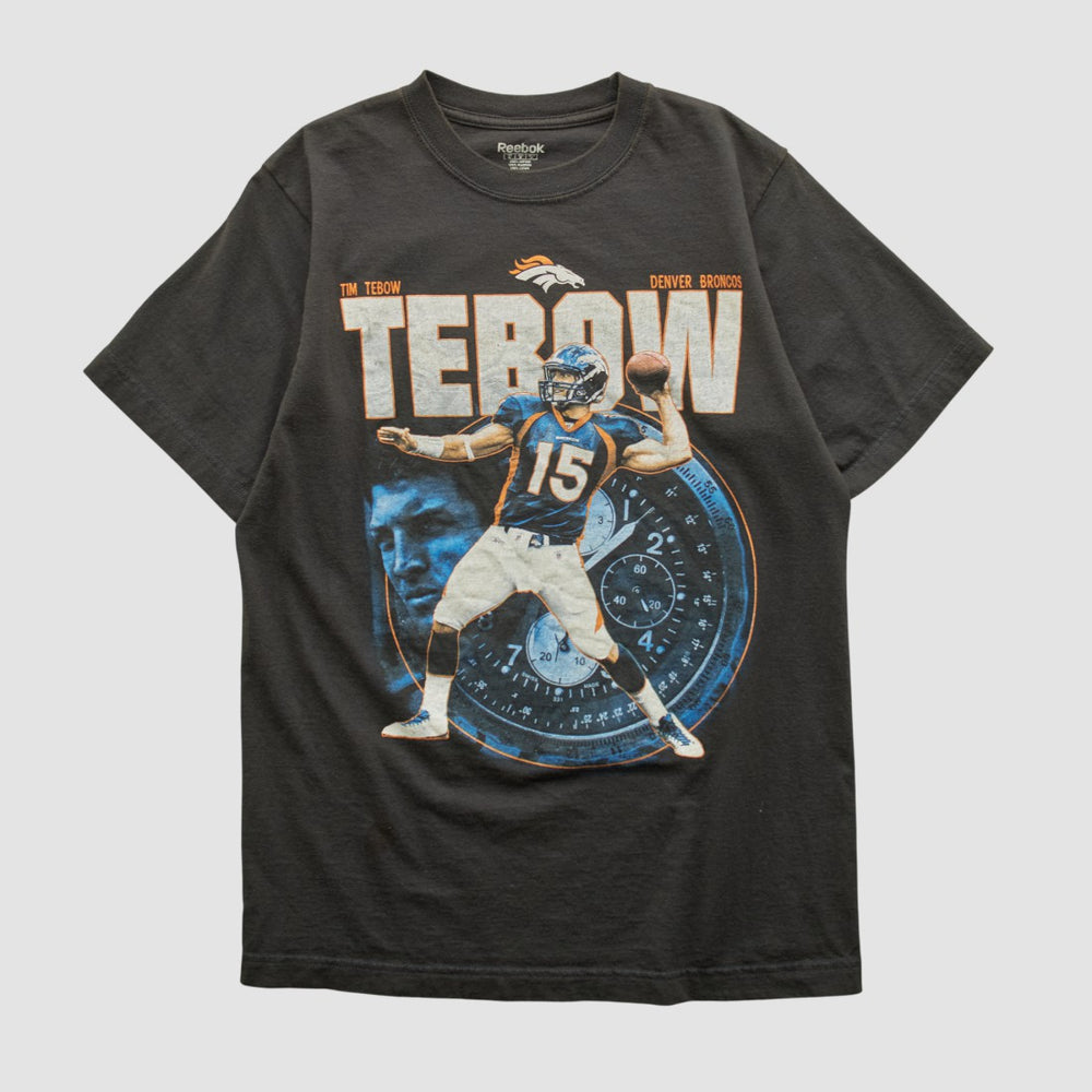 Tim Tebow Reebok 2010 T-shirt Black Vintage - Fanatics