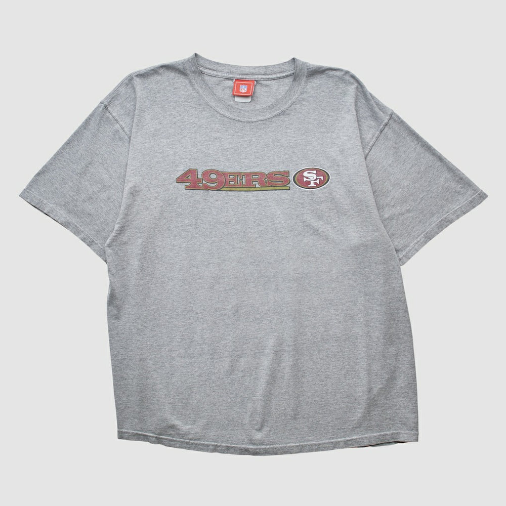 San Francisco 49ers NFL 2000s T-shirt Heather Gray Vintage - Fanatics