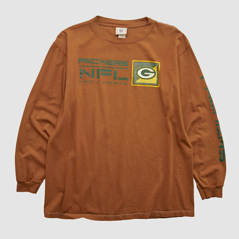 Green Bay Packers NFL 2000s Long Sleeve T-shirt Clay Vintage - Fanatics