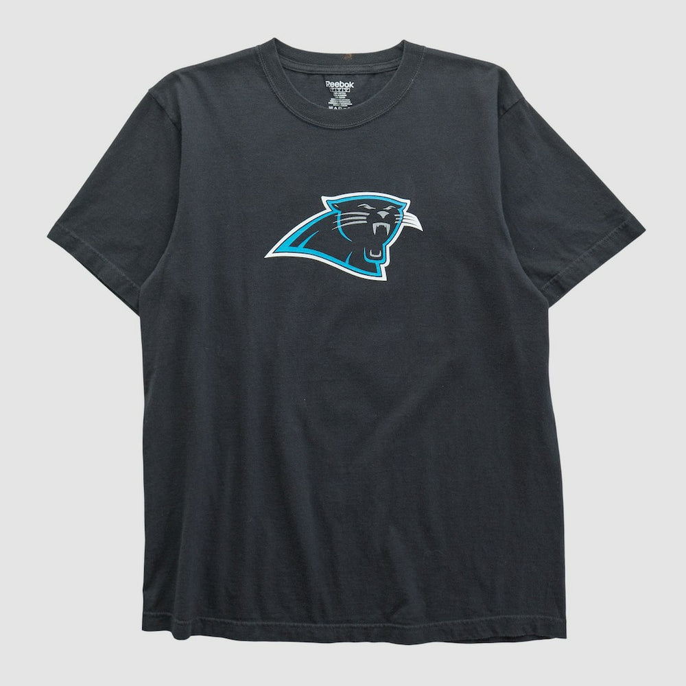 Carolina Panthers Reebok 2000s T-shirt Black Vintage - Fanatics