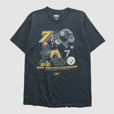 Ben Roethlisberger Reebok 2000s T-shirt Black Vintage - Fanatics