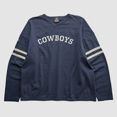 Dallas Cowboys NFL 2000s Long Sleeve T-shirt Navy Vintage - Fanatics