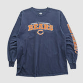 Chicago Bears NFL 2010s Long Sleeve T-shirt Navy Vintage - Fanatics