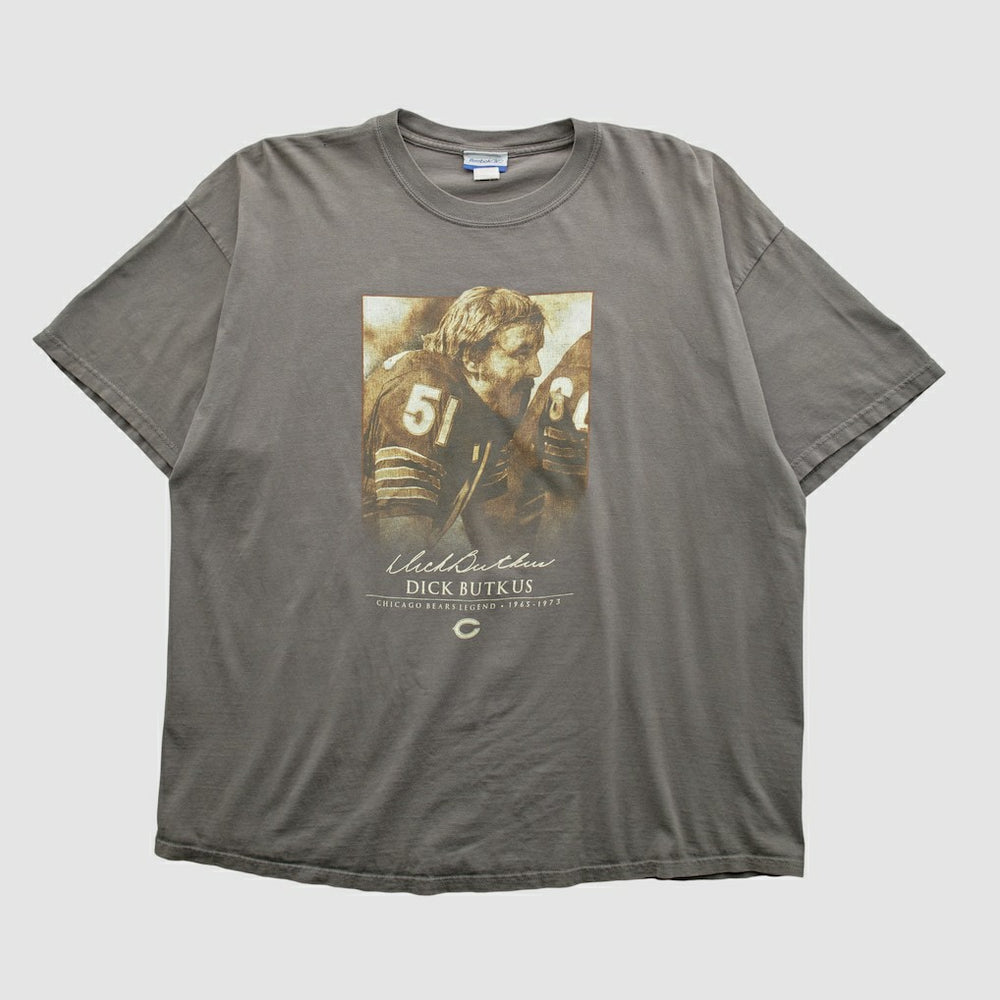 Dick Butkus Reebok 2000s T-shirt Tan Vintage - Fanatics