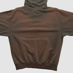 Denver Broncos Majestic 2000s Hooded Pullover Sweatshirt Brown Vintage - Fanatics