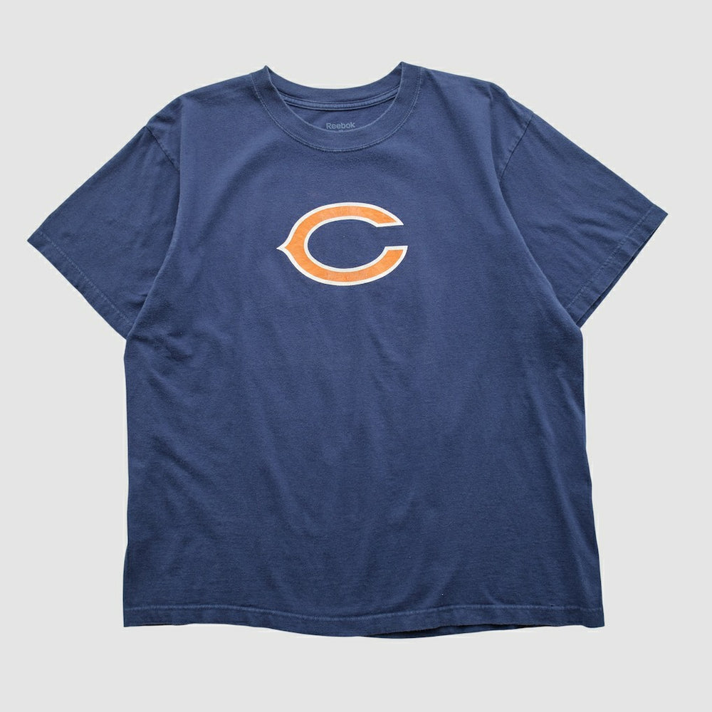 Chicago Bears Reebok 2000s T-shirt Navy Vintage - Fanatics