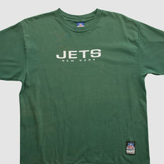 New York Jets Reebok 2000s T-shirt Green Vintage - Fanatics
