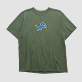 Detroit Lions Reebok 2000s T-shirt Green Vintage - Fanatics