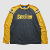 Pittsburgh Steelers Reebok 2000s Long Sleeve T-shirt Black Vintage - Fanatics