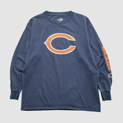 Chicago Bears NFL 2010s Long Sleeve T-shirt Navy Vintage - Fanatics